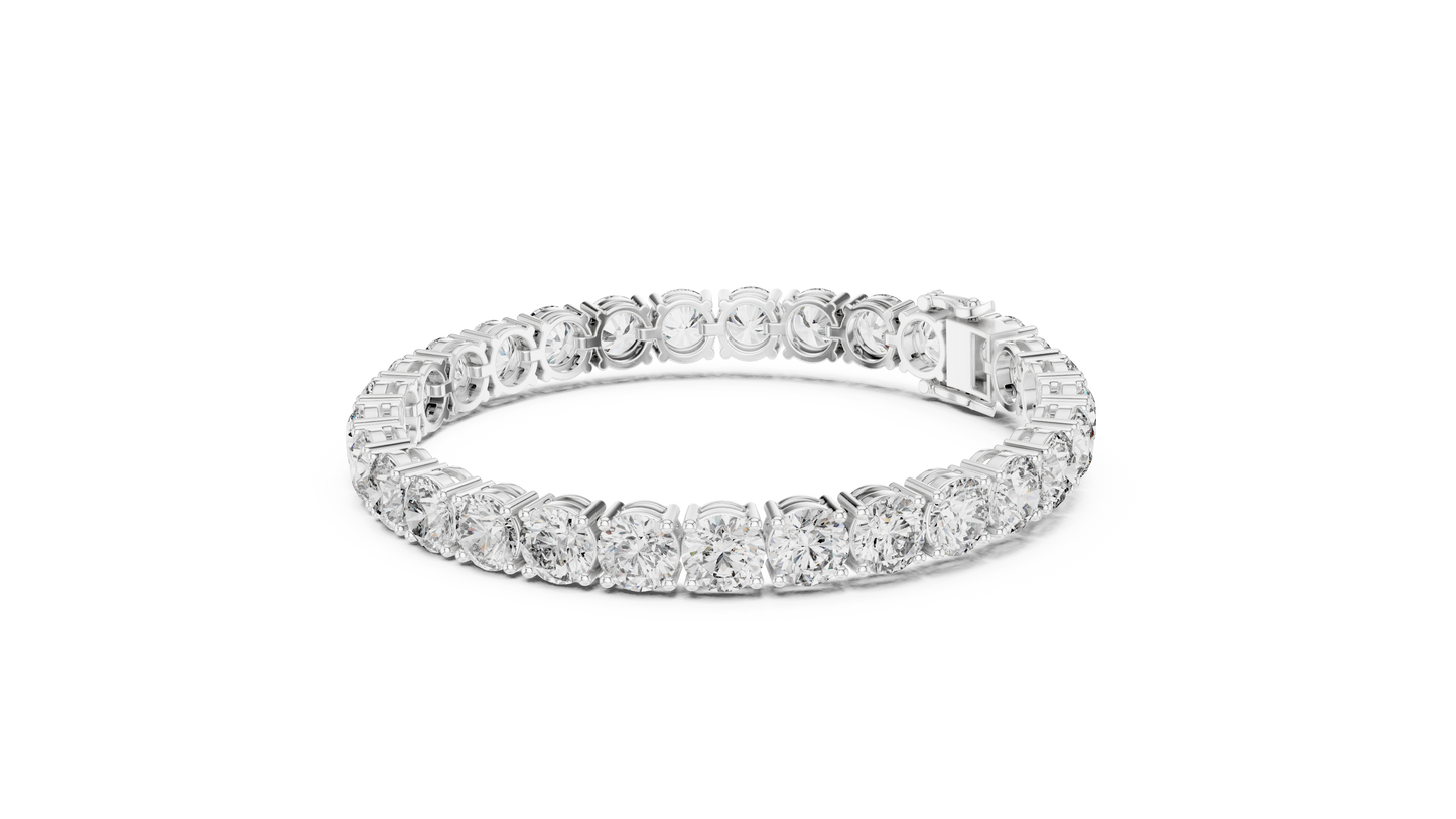 Classic 4-Prong Diamond Tennis Bracelet | Lab Diamond Jewelry | Everyday Luxury | Anniversary Gift