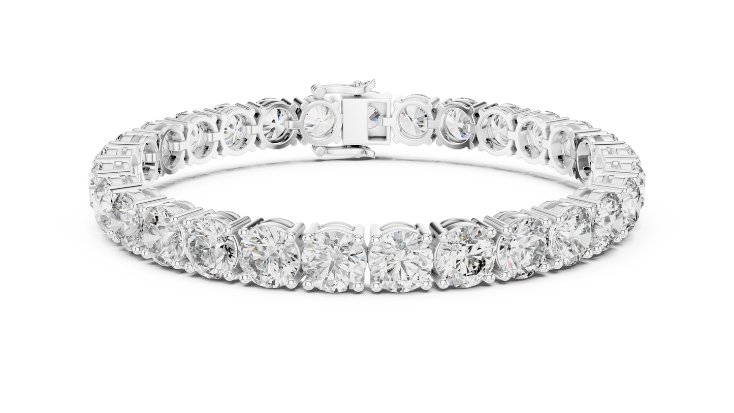 Classic 4-Prong Diamond Tennis Bracelet | Lab Diamond Jewelry | Everyday Luxury | Anniversary Gift