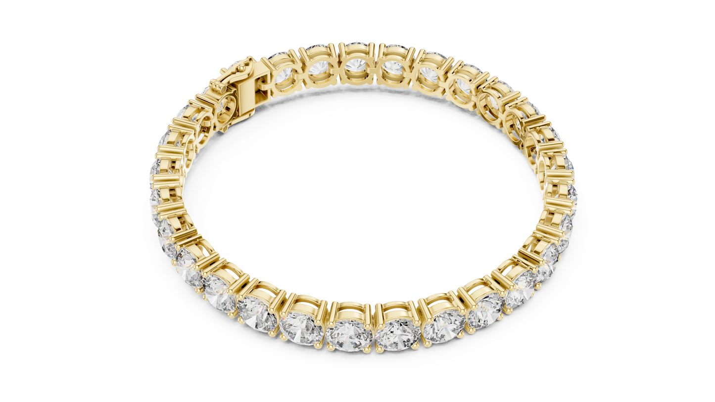 Classic 4-Prong Diamond Tennis Bracelet | Lab Diamond Jewelry | Everyday Luxury | Anniversary Gift