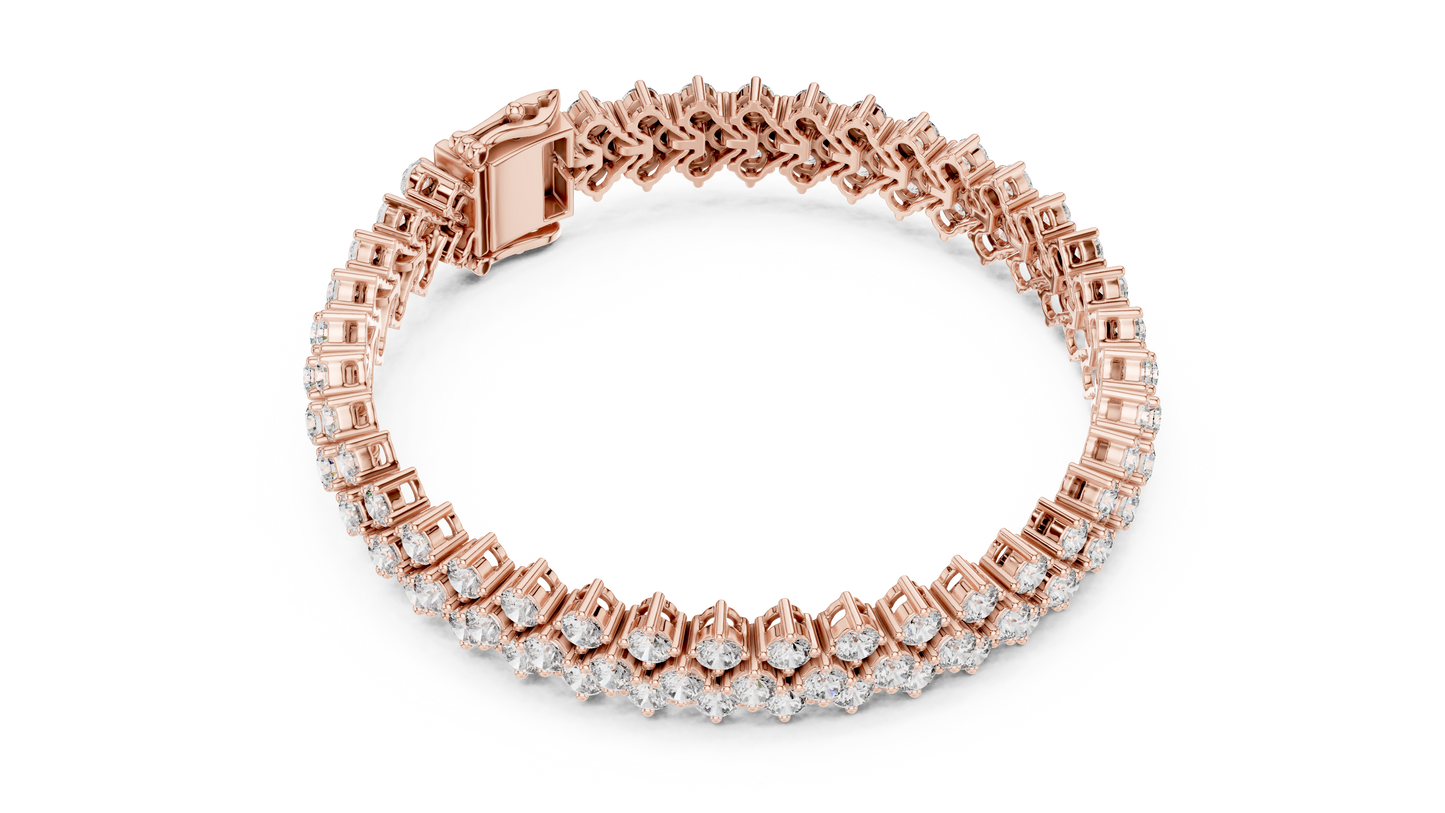 Empress Nova Luxe Bracelet | Elite Couture Diamond Stream | Signature Crafted Timeless Shine Architecture