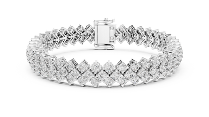 Empress Nova Luxe Bracelet | Elite Couture Diamond Stream | Signature Crafted Timeless Shine Architecture