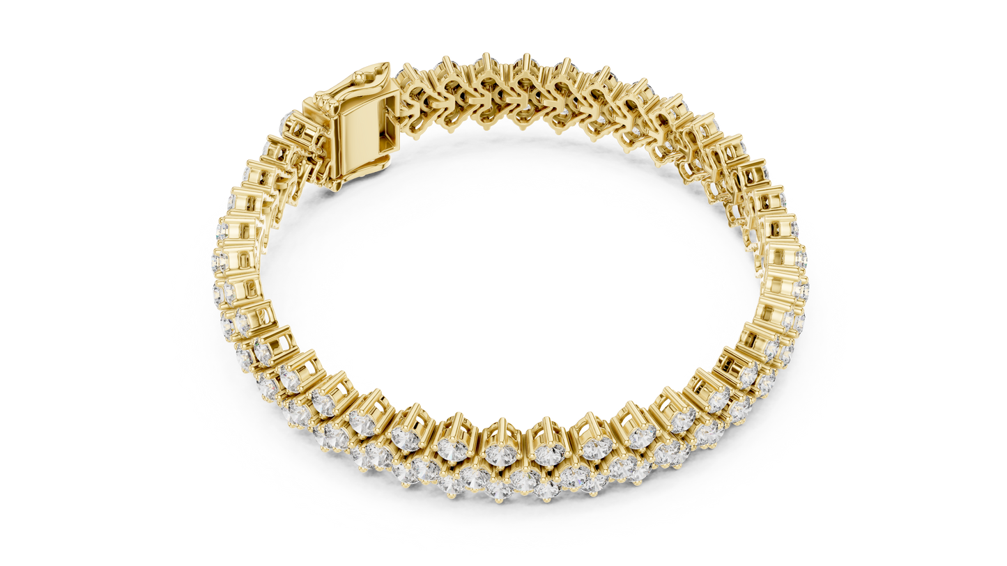 Empress Nova Luxe Bracelet | Elite Couture Diamond Stream | Signature Crafted Timeless Shine Architecture