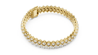 Empress Nova Luxe Bracelet | Elite Couture Diamond Stream | Signature Crafted Timeless Shine Architecture
