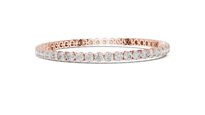 Ultra-luxury tennis bracelet crafted with brilliant Moissanite  diamonds. Available in yellow, rose & white gold Plated for timeless elegance.