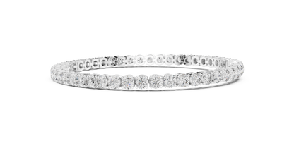 Ultra-luxury tennis bracelet crafted with brilliant Moissanite  diamonds. Available in yellow, rose & white gold Plated for timeless elegance.