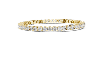 Ultra-luxury tennis bracelet crafted with brilliant Moissanite  diamonds. Available in yellow, rose & white gold Plated for timeless elegance.
