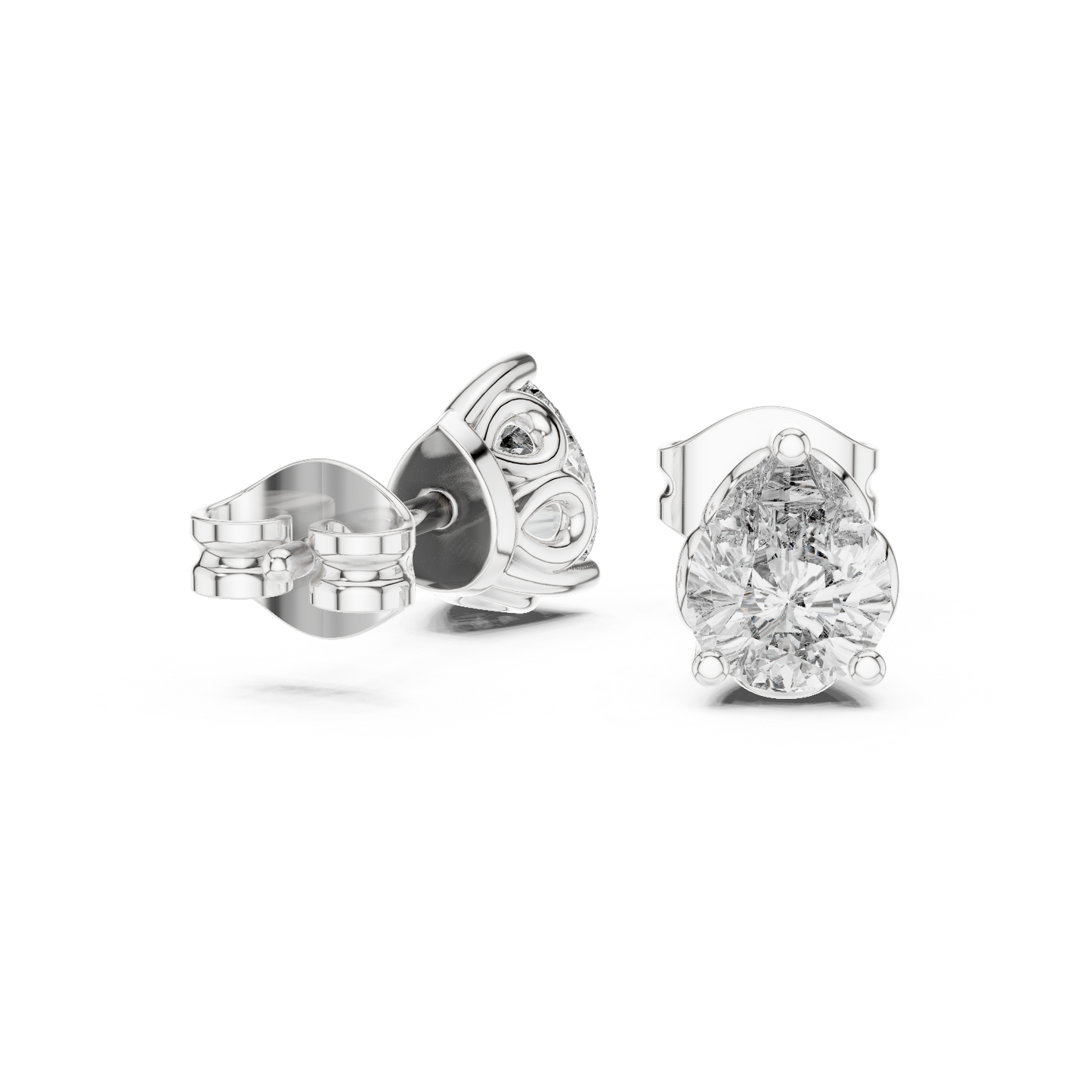 Perfect Diamond Stud Earrings – Anniversary Gift Special - Affordable Diamond Stud Earrings – Luxury on Budget