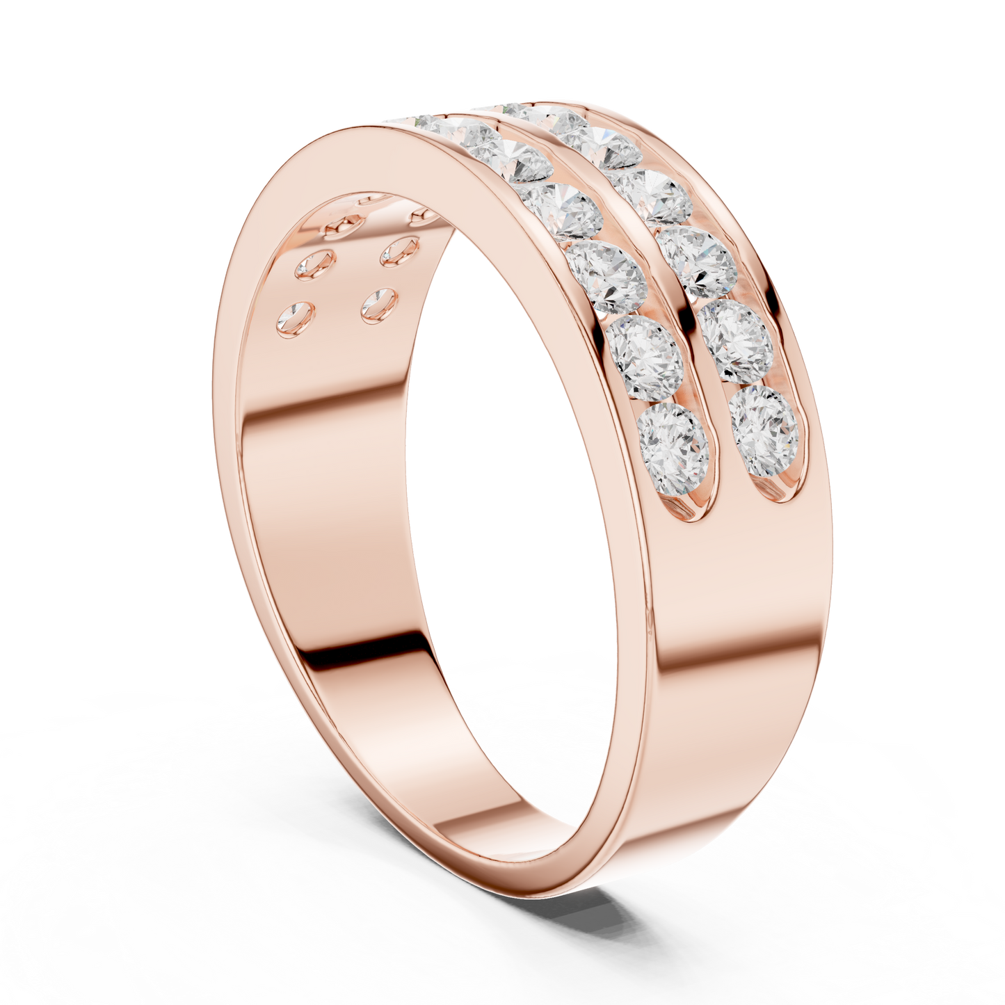 Eternal Power Band of Brilliance - Sovereign Spark Diamond Statement - Infinite Reign Diamond Band
