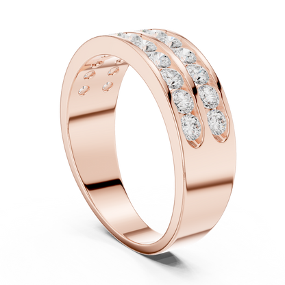 Eternal Power Band of Brilliance - Sovereign Spark Diamond Statement - Infinite Reign Diamond Band