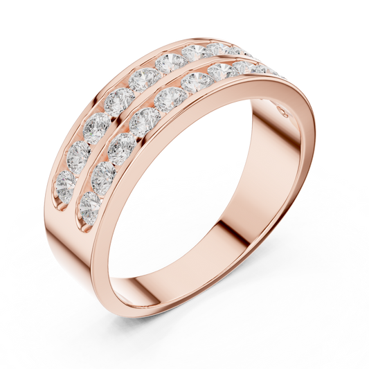 Eternal Power Band of Brilliance - Sovereign Spark Diamond Statement - Infinite Reign Diamond Band