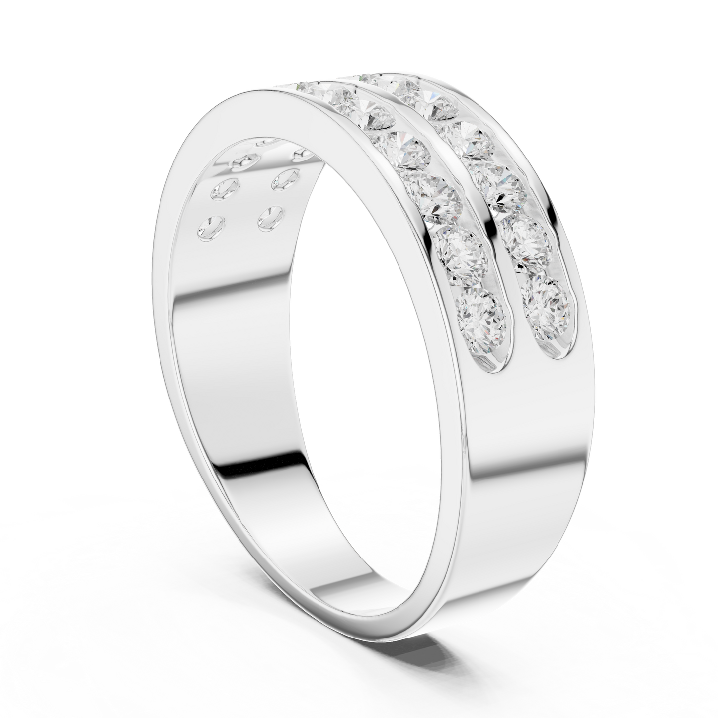 Eternal Power Band of Brilliance - Sovereign Spark Diamond Statement - Infinite Reign Diamond Band