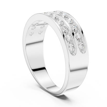 Eternal Power Band of Brilliance - Sovereign Spark Diamond Statement - Infinite Reign Diamond Band