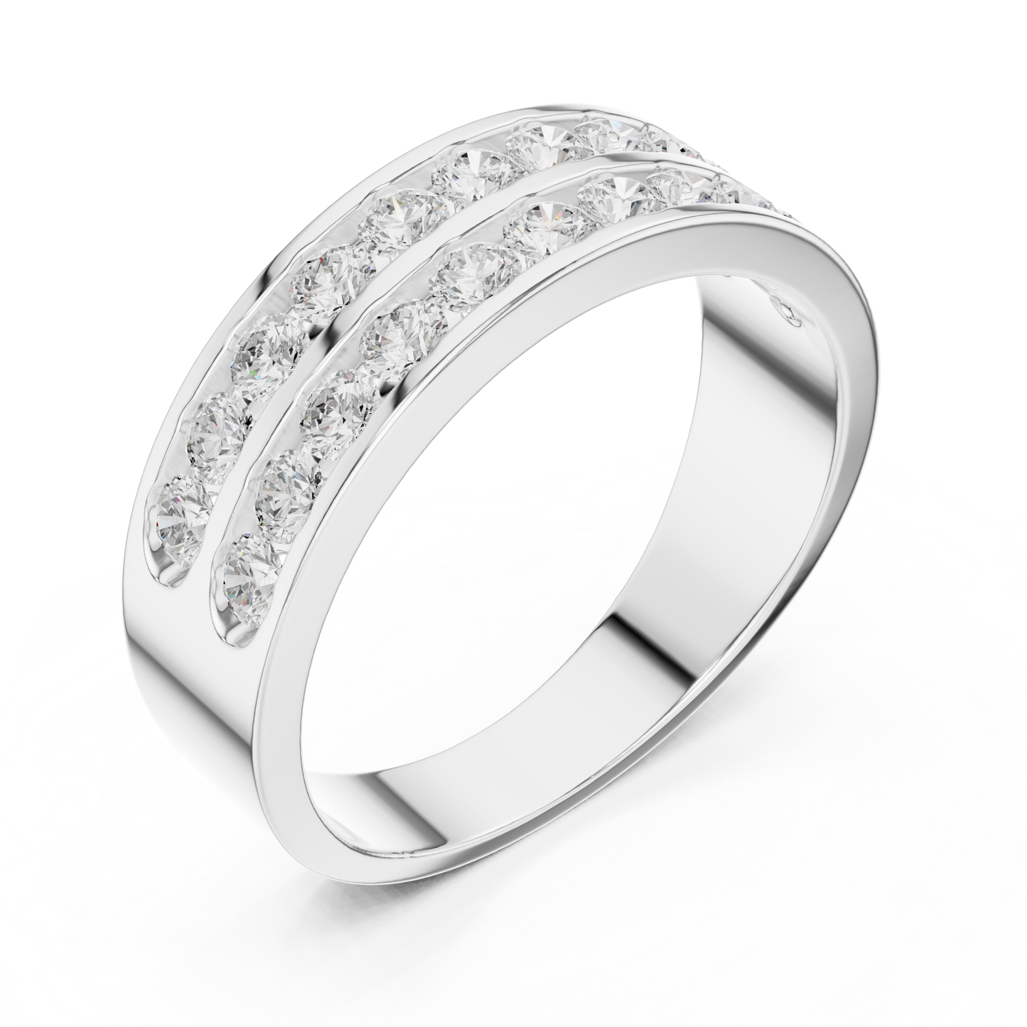 Eternal Power Band of Brilliance - Sovereign Spark Diamond Statement - Infinite Reign Diamond Band