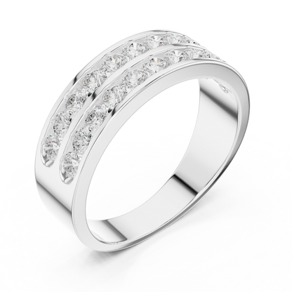 Eternal Power Band of Brilliance - Sovereign Spark Diamond Statement - Infinite Reign Diamond Band