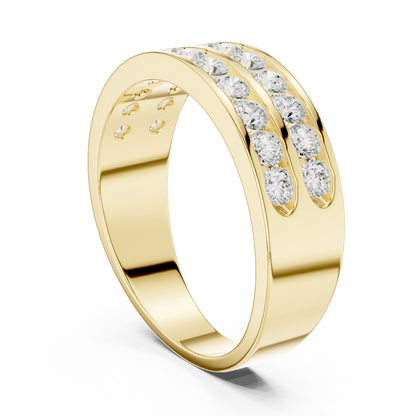 Eternal Power Band of Brilliance - Sovereign Spark Diamond Statement - Infinite Reign Diamond Band