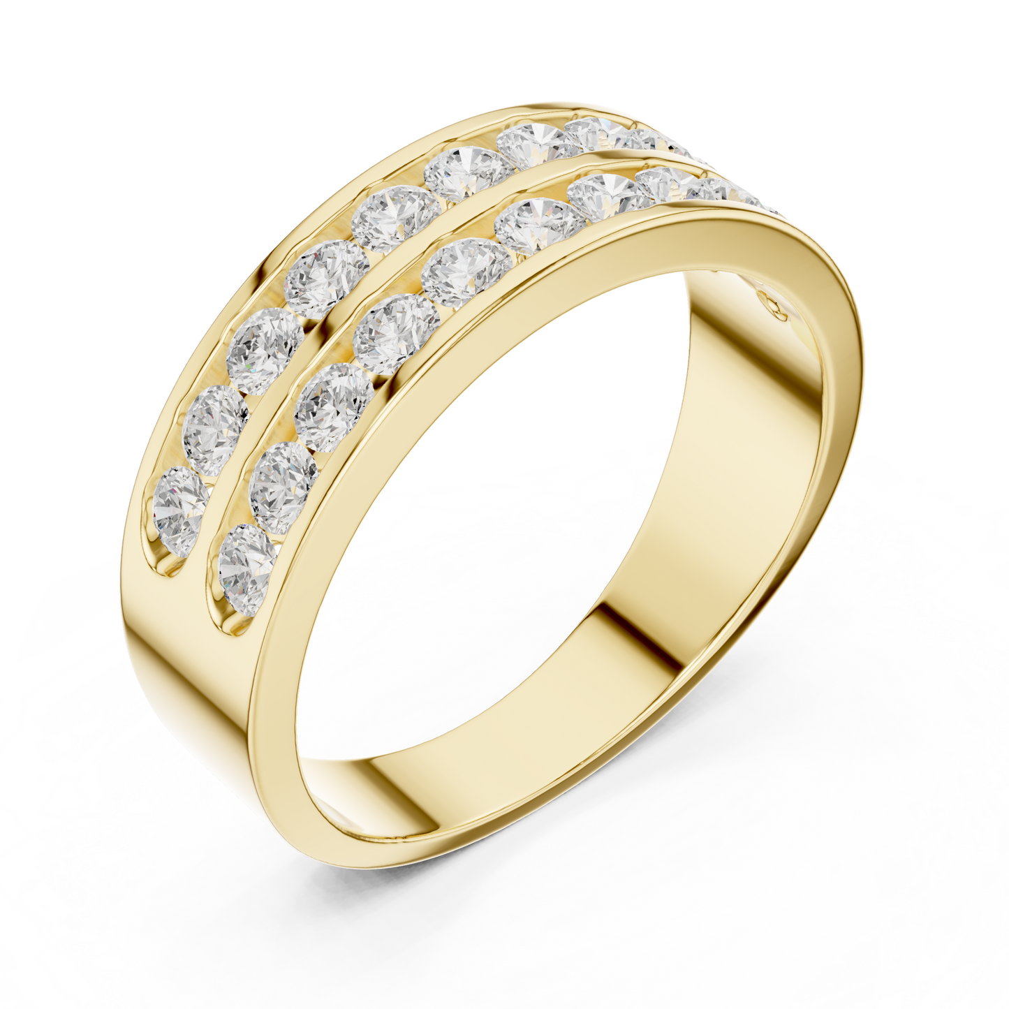 Eternal Power Band of Brilliance - Sovereign Spark Diamond Statement - Infinite Reign Diamond Band