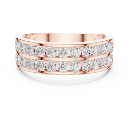 Eternal Power Band of Brilliance - Sovereign Spark Diamond Statement - Infinite Reign Diamond Band