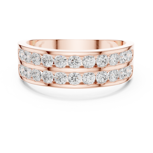 Eternal Power Band of Brilliance - Sovereign Spark Diamond Statement - Infinite Reign Diamond Band