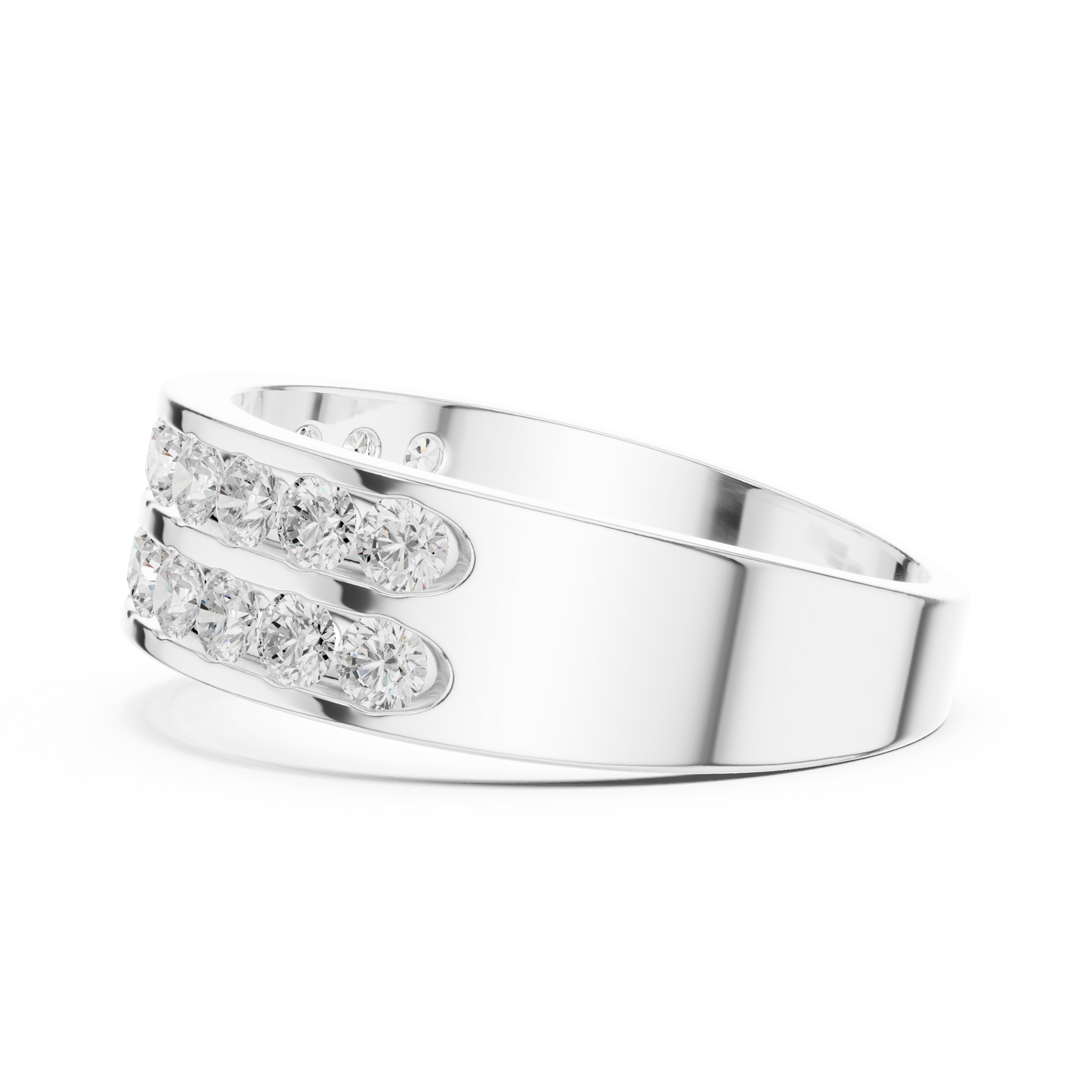 Eternal Power Band of Brilliance - Sovereign Spark Diamond Statement - Infinite Reign Diamond Band