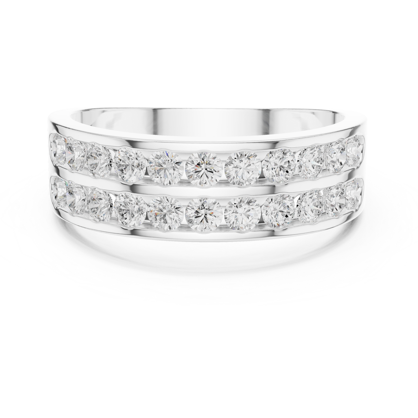 Eternal Power Band of Brilliance - Sovereign Spark Diamond Statement - Infinite Reign Diamond Band