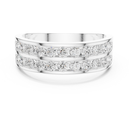 Eternal Power Band of Brilliance - Sovereign Spark Diamond Statement - Infinite Reign Diamond Band