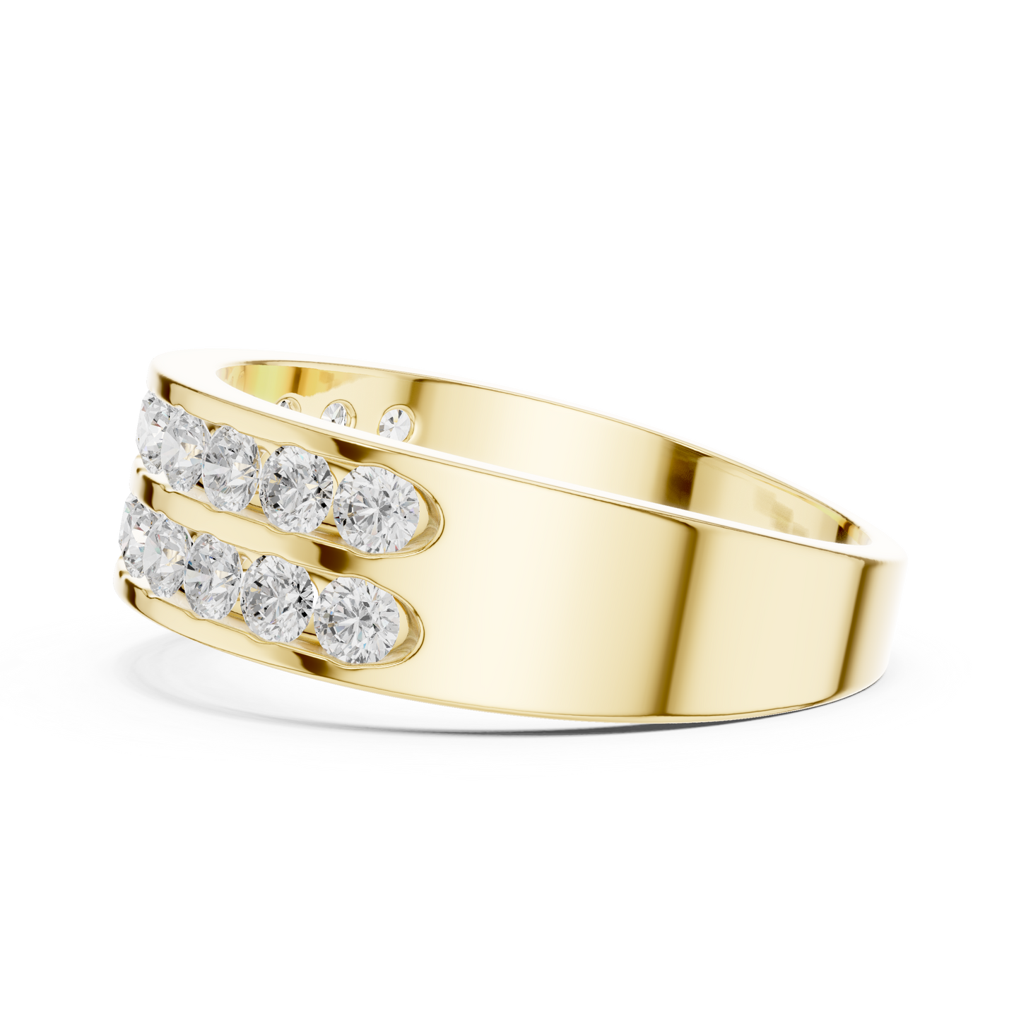 Eternal Power Band of Brilliance - Sovereign Spark Diamond Statement - Infinite Reign Diamond Band