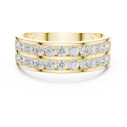 Eternal Power Band of Brilliance - Sovereign Spark Diamond Statement - Infinite Reign Diamond Band