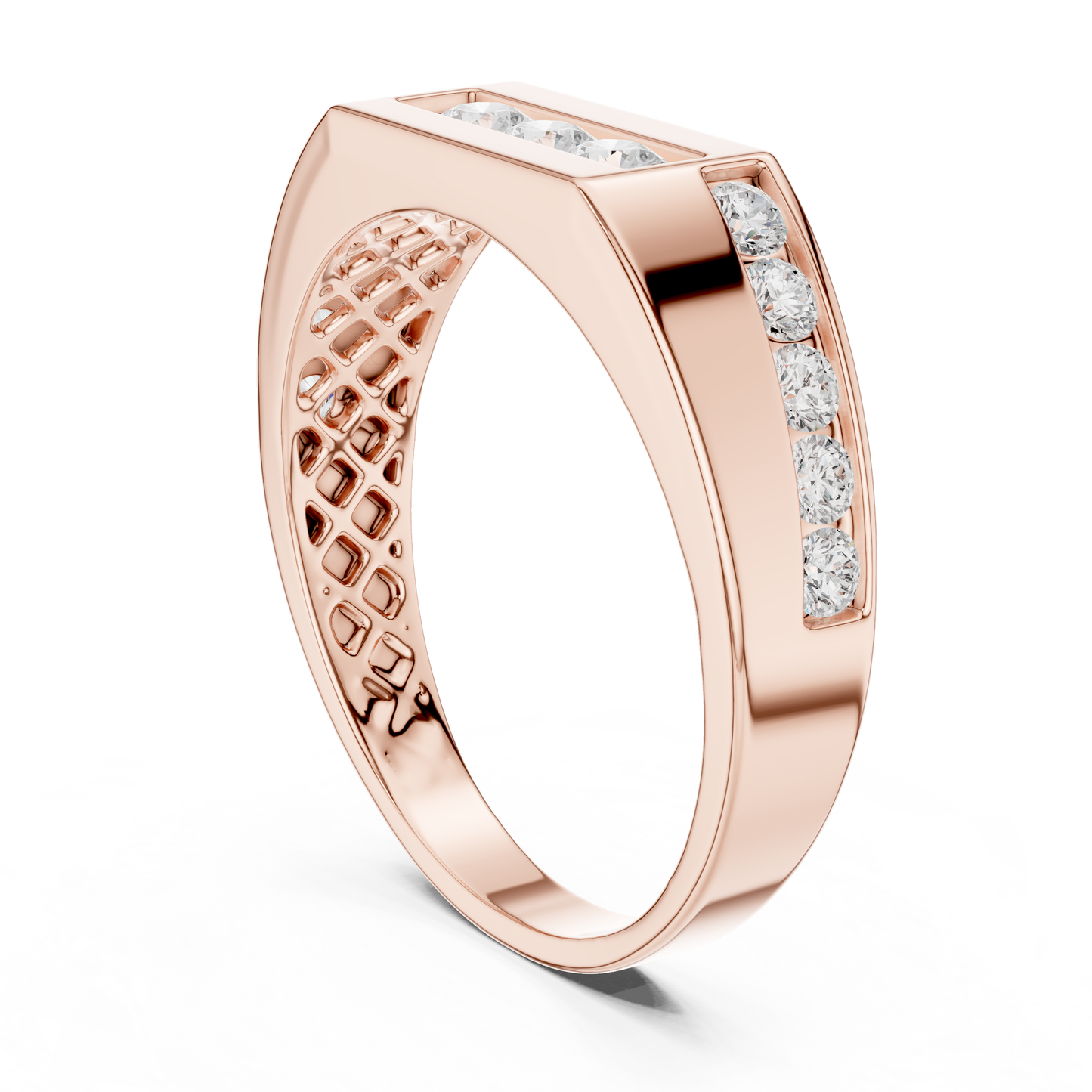 Unbreakable Style Diamond Ring - Power Luxury Perfect Balance - Crafted For Bold Souls
