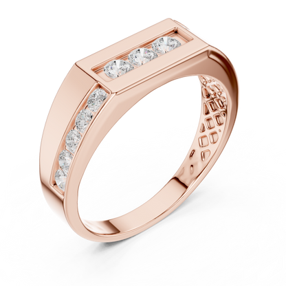Unbreakable Style Diamond Ring - Power Luxury Perfect Balance - Crafted For Bold Souls