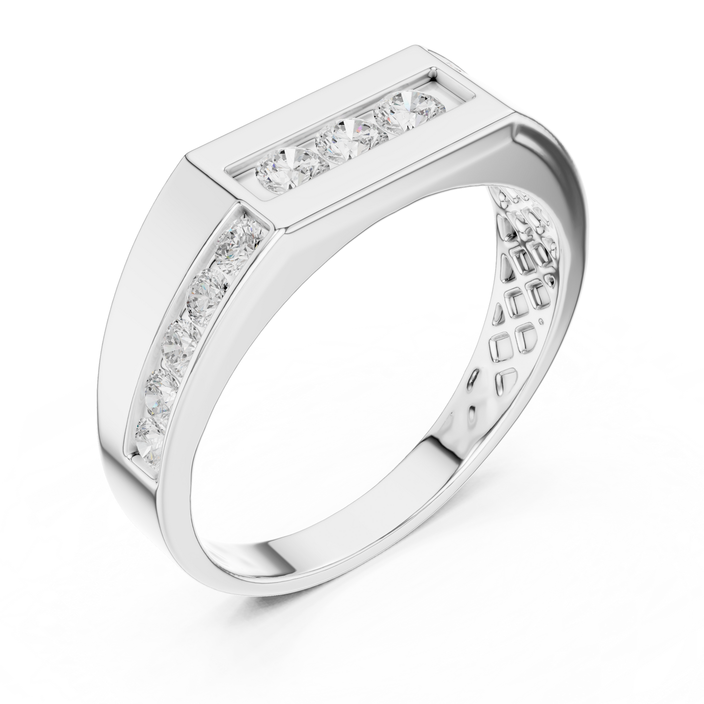 Unbreakable Style Diamond Ring - Power Luxury Perfect Balance - Crafted For Bold Souls