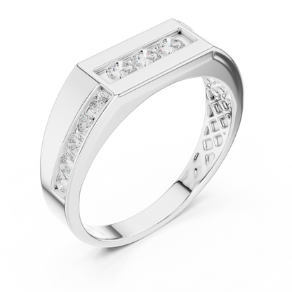 Unbreakable Style Diamond Ring - Power Luxury Perfect Balance - Crafted For Bold Souls