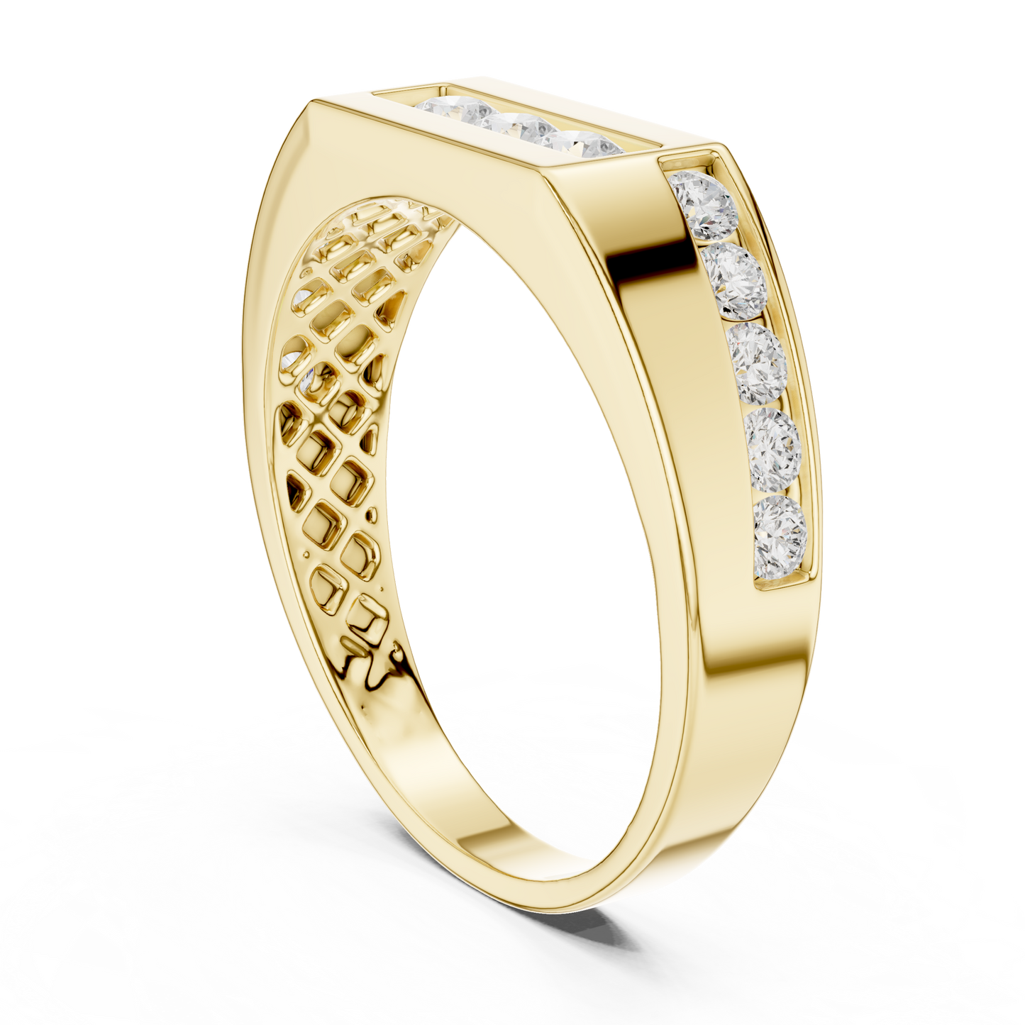 Unbreakable Style Diamond Ring - Power Luxury Perfect Balance - Crafted For Bold Souls
