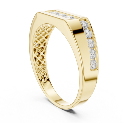 Unbreakable Style Diamond Ring - Power Luxury Perfect Balance - Crafted For Bold Souls