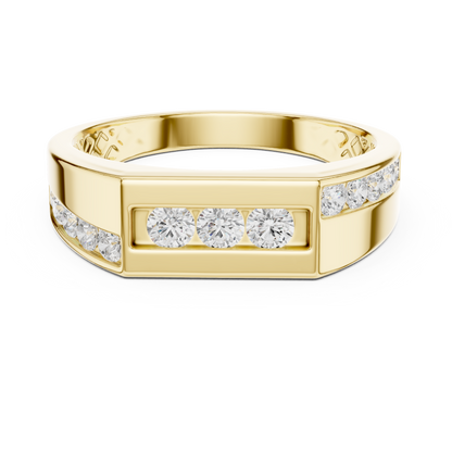 Unbreakable Style Diamond Ring - Power Luxury Perfect Balance - Crafted For Bold Souls