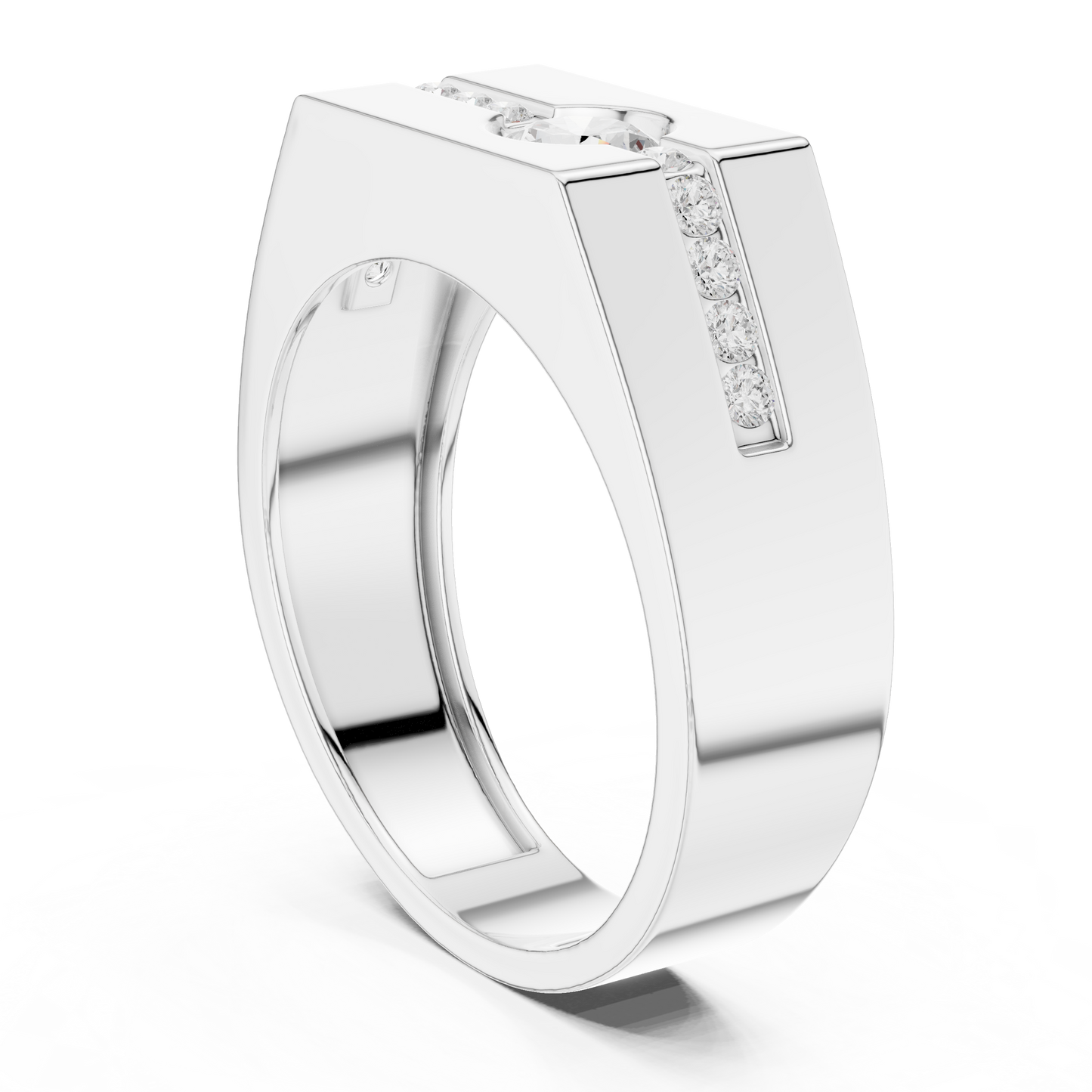 Statement diamond masterpiece ring | Bold luxury strength presence | Designed for confident modern men