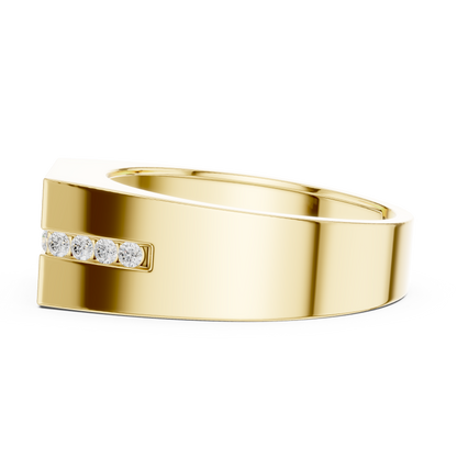 Statement diamond masterpiece ring | Bold luxury strength presence | Designed for confident modern men