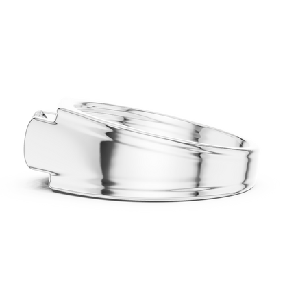 Imperium Solitaire Dominance | Ring Strong Contours | Band Crafted For Kings