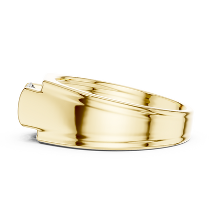 Imperium Solitaire Dominance | Ring Strong Contours | Band Crafted For Kings