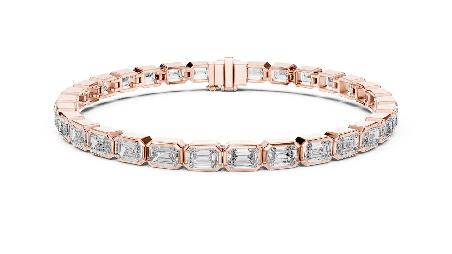 Elite Emerald Diamond - Tennis Bracelet Heirloom - Lab Grown Diamond Jewelry