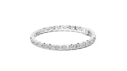 Elite Emerald Diamond - Tennis Bracelet Heirloom - Lab Grown Diamond Jewelry