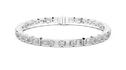 Elite Emerald Diamond - Tennis Bracelet Heirloom - Lab Grown Diamond Jewelry