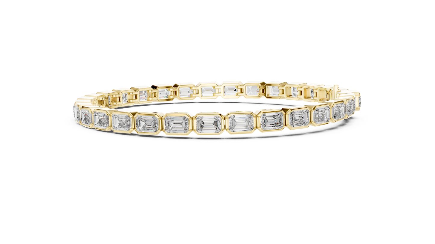 Elite Emerald Diamond - Tennis Bracelet Heirloom - Lab Grown Diamond Jewelry