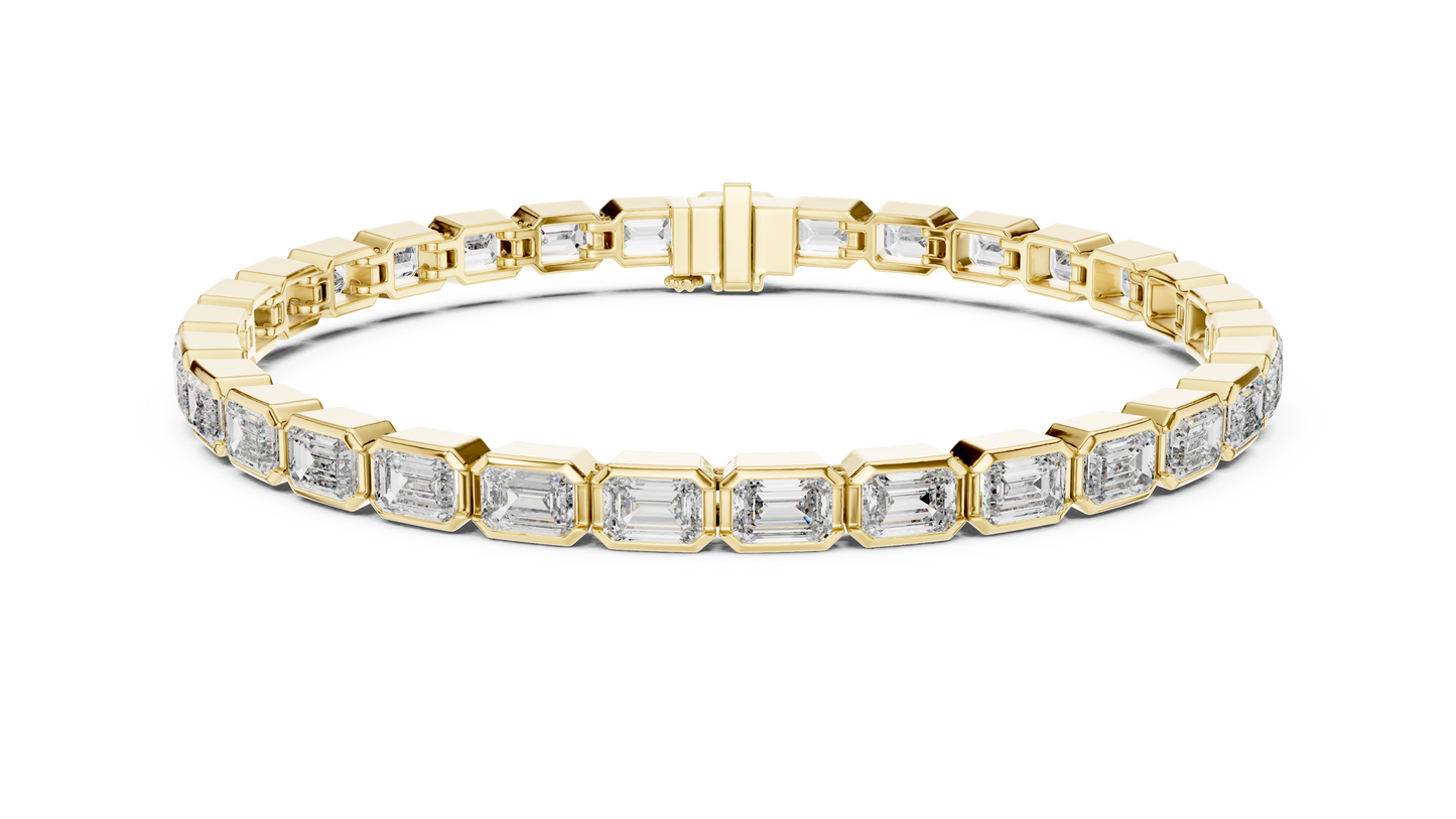 Elite Emerald Diamond - Tennis Bracelet Heirloom - Lab Grown Diamond Jewelry