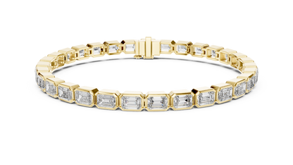 Elite Emerald Diamond - Tennis Bracelet Heirloom - Lab Grown Diamond Jewelry