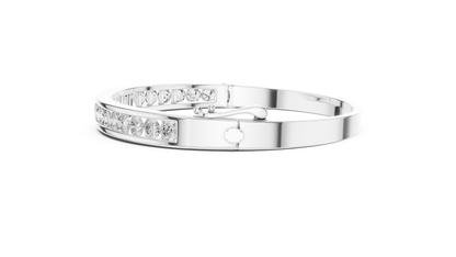 Ethereal Diamond Channel | Gold Silver Rose | Modern Luxury Bracelet Combo Collection