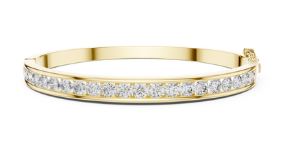 Ethereal Diamond Channel | Gold Silver Rose | Modern Luxury Bracelet Combo Collection