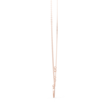 Infinity Love Heart | Dangling Bezel Diamonds | Minimal Bridal Fine Jewelry Set