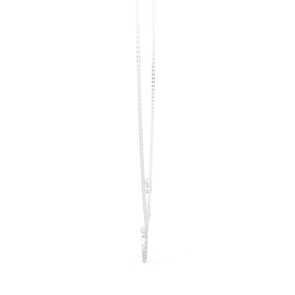 Infinity Love Heart | Dangling Bezel Diamonds | Minimal Bridal Fine Jewelry Set