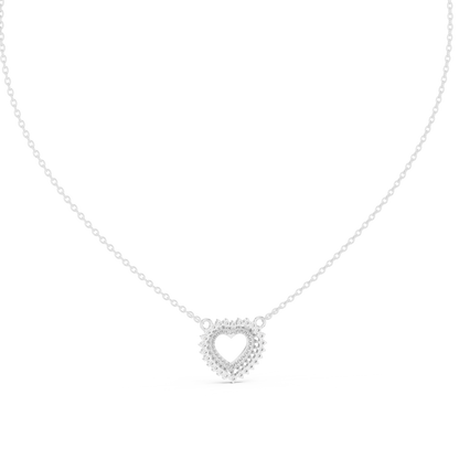 Sacred Love Halo Pendant | Elite Diamond Necklace Combo | Gold Rose Silver Statement
