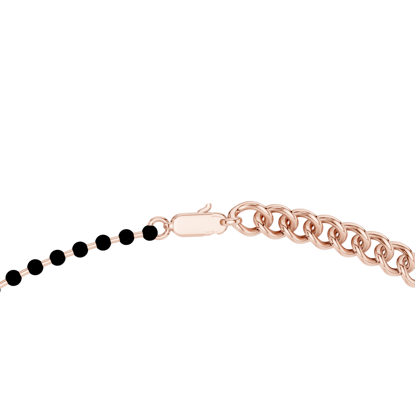 Noir Luminance Mangalsutra | Diamond Charm Chain | Premium Minimalist Bridal Gold Necklace